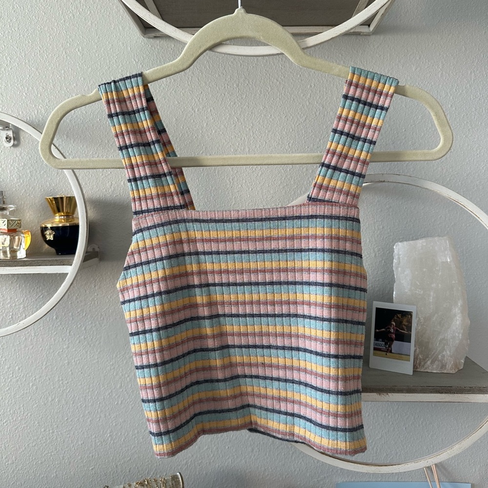 Pacsun Striped Crop Tank